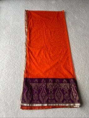 Orange stole with Purple and Gold Border